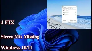 4 Fix Stereo Mix Missing in Windows 10/11