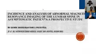 Dr Kaiwan Mehernosh Randeria - Incidence and analysis of abnormal magnetic resonance imaging