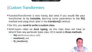 Lecture 26: Beyond Pre-Built: Crafting Custom Transformers for Machine Learning Excellence