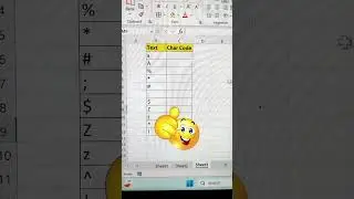 Find Character Code Of Texts In Excel 🔥 | Useful Excel Function 💯 #shorts #exceltricks #bytetech