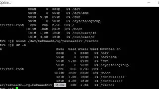 Step by step process of how to reduce or shrink a logical volume in Linux (RHCSA 8, Lesson 14E)