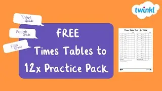 Multiplication Times Tables to 12x | Teaching Resources | Twinkl USA