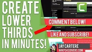 HOW TO CREATE LOWER THIRDS FOR YOUR VIDEOS EASILY (IN MINUTES) - CAMTASIA STUDIO 9 TUTORIAL