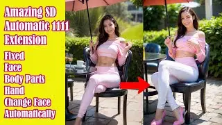 AMAZING! | How To Fix The Face,Hands, Body Parts and Change  Face Automatically in Automatic 1111.