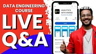 LIVE Q&A | NEW COURSE | DATA ENGINEERING | CLOUD | AI | UPSKILL |