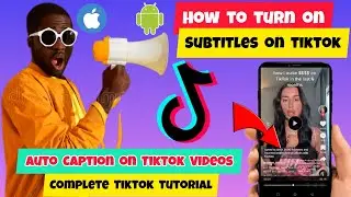 How To Use Auto Captions On TikTok (Turn On Subtitle For Tiktok Videos) | TikTok Tutorials