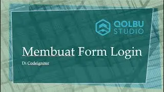 Tutorial Membuat Form Login di Codeigniter part 2