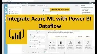 Integrate Azure ML Model in Power BI Data Flow | Azure ML with Power BI