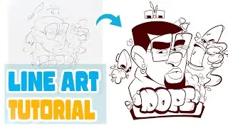 line art tutorial.how to practice line art.adobe illustrator. adobe photoshop