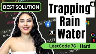 Trapping Rain Water - LeetCode 42 - Python #leetcode #blind75 (One Pass!)