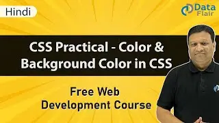 CSS Practical - Color & Background Color in CSS | Color Codes & Names | Hex & RGB Color Codes Hindi