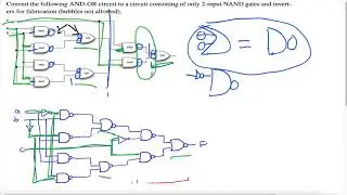 Tutorial on how to Convert AND-OR circuit to only NAND gates