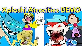 Friday Night Funkin Vs Xploshi Atrocities Demo | SpongeBob Gumball Mario (FNF/Mod/Gameplay)