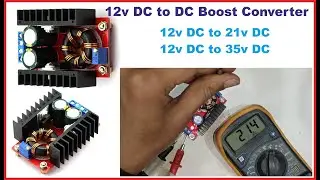 12v DC to DC Boost Converter | DC to DC Boost Circuit Module | 12v DC to 19v DC Step up Module