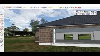 How to Add a real photo back drop to your 3d model for clients in Sketchup