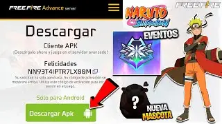 COMO REGISTRARSE Y DESCARGAR NUEVO SERVIDOR AVANZADO DE FREE FIRE NOVIEMBRE 2024 OB47 NAVIDAD NARUTO