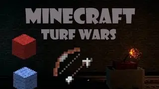 Minecraft Turf Wars!! War #1 For Red and Blue!!!