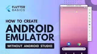 AVD without android Studio | Android emulator without an Android Studio | Flutter Tutorial #6