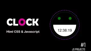 clock using html css and javascript | html css js tutorial