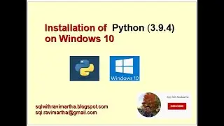 Python Installation on Windows OS | Install Python |