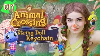 DIY Animal Crossing String Doll Keychains ~ 🍃🦝