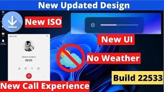 Latest Windows 11 Insider Preview Build 22533.1001 With New flyout design and more