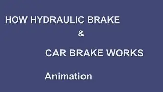 HOW  BRAKES WORKS explained by animation