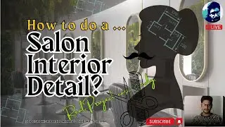 How to do a Unisex Salon Interior detail? | How to design salon? | Rupesh ranges