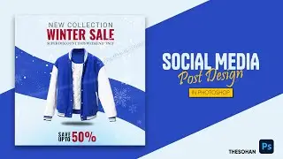 Creative Social Media Post Design in photoshop 2024
