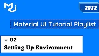 Material UI Installation | Material UI Tutorial | Material UI 5 | How to install Material UI #3