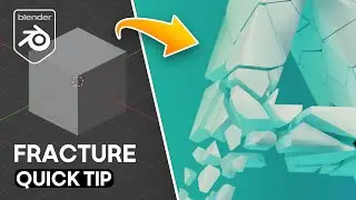 How to Fracture and animate objects in Blender