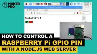 Control Raspberry Pi GPIO Pin with Node.js