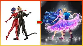 Miraculous New Style Ladybug Catnoir Goreous Glow Up  - Miraculous Transformation