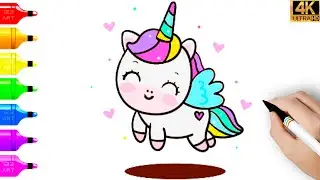 How to draw a unicorn | Cute unicorn drawing | Easy Drawings