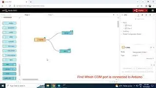 Node red with Arduino and Heart beat sensor