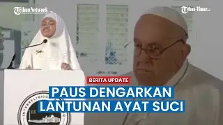 Ekspresi Paus Fransiskus saat Dengar Lantunan Al-Quran di dalam Masjid Istiqlal