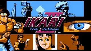 Ikari III: The Rescue - full play - by SNK, 1990 - NES arcade run & gun shoot 'em up beat 'em up