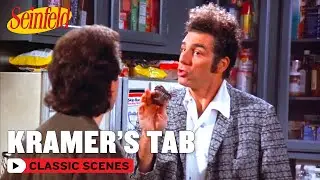 Kramer Starts A Tab In Jerry's Kitchen | The Seven | Seinfeld