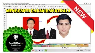 cara mengganti wajah foto dan Jas Menggunakan CorelDRAW