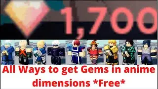 All ways to get gems in Anime Dimensions *Free* | How to get *Free* gems in Anime Dimensions