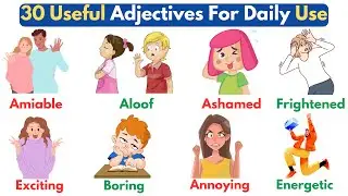 30 Adjective Words For Daily Use | Adjectives | English Vocabulary