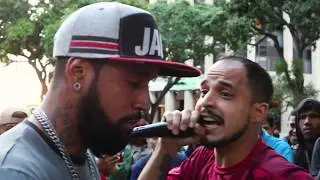 FREE CONVICT -   Batalla Freestyle Suéltale el Beat en Caracas - Anestesia vs Ramthewan