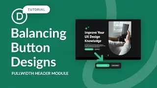How to Balance the Primary & Secondary Buttons in Your Divi Fullwidth Header Module