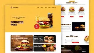 How to Make a Restaurant Website Using HTML CSS & JavaScript