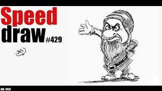 Speed drawing #429: dwarf