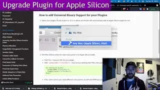 Adobe Plugin Tutorial: Upgrade Plugin for Apple Silicon