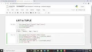 156 List to Tuple Conversion