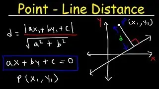 Distance Between a Point and a Line In 2D & 3D - Geometry