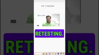 What is Retesting in Software Testing? #QA #shorts #softwaretesting  #education