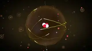 Atom Structure Diagram - 4k - By CD
